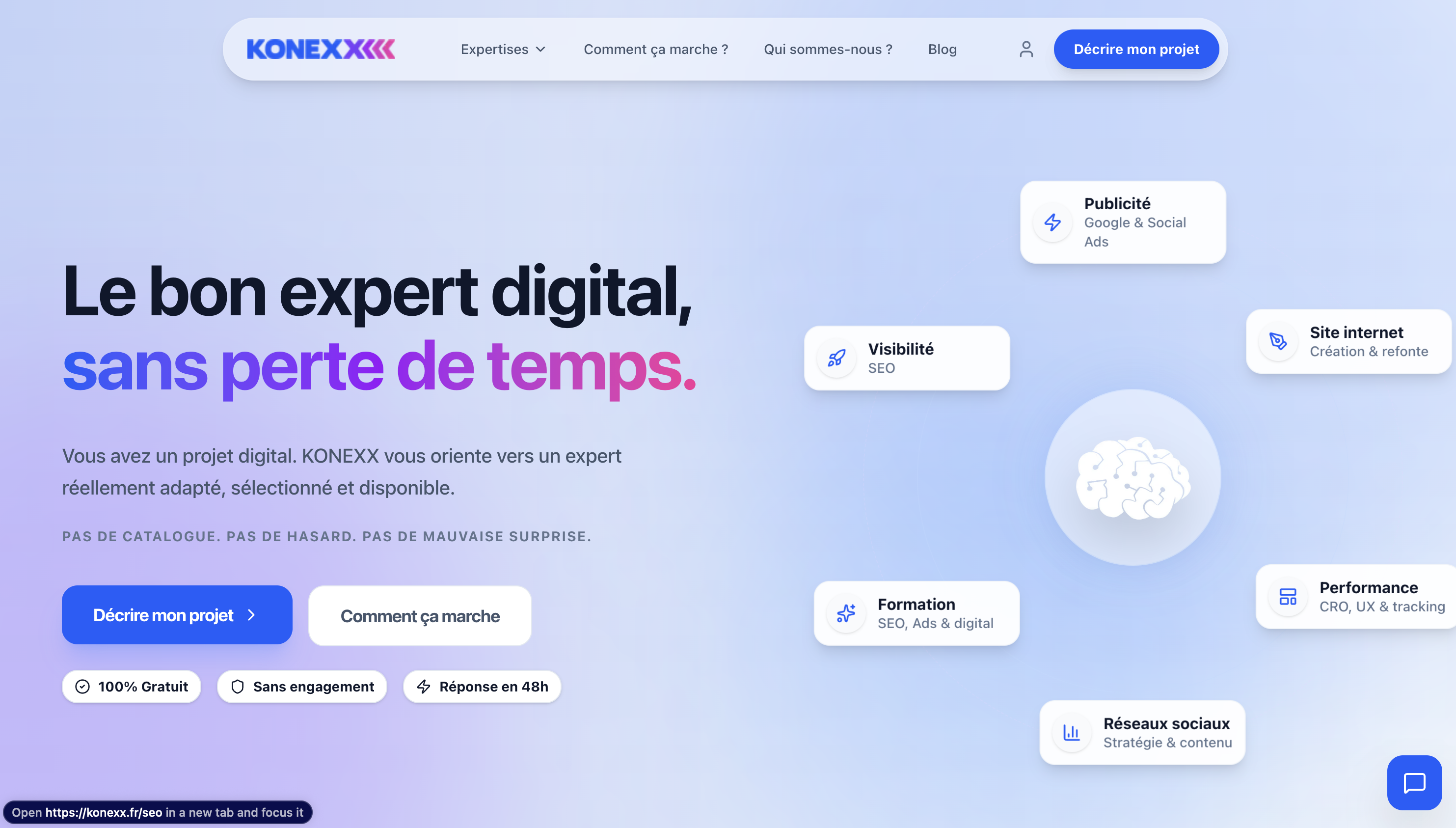 Konexx : Plateforme de mise en relation